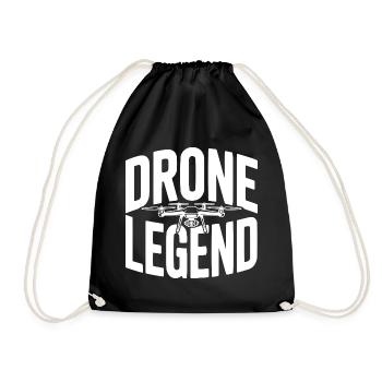 Légende du drone - Sac de sport léger - noir - Devant