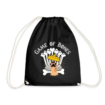 Game of Bones - Drawstring Bag - black - Front