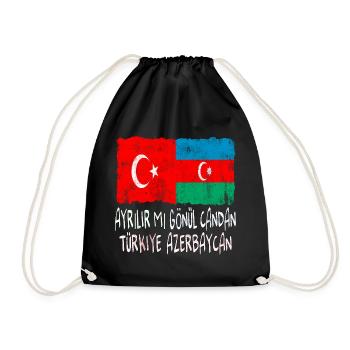Türkiye Azerbaycan - Sac de sport léger - noir - Devant