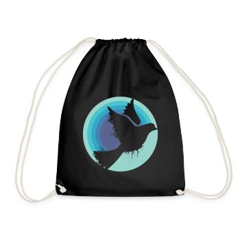 Colombe de la Paix - Sac de sport léger - noir - Devant