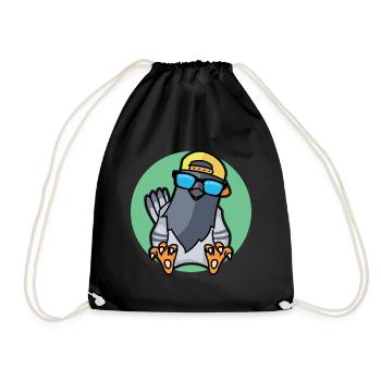 Colombe fraîche - Sac de sport léger - noir - Devant