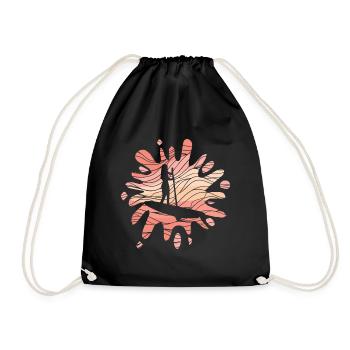 SUP Girl - Drawstring Bag - black - Front