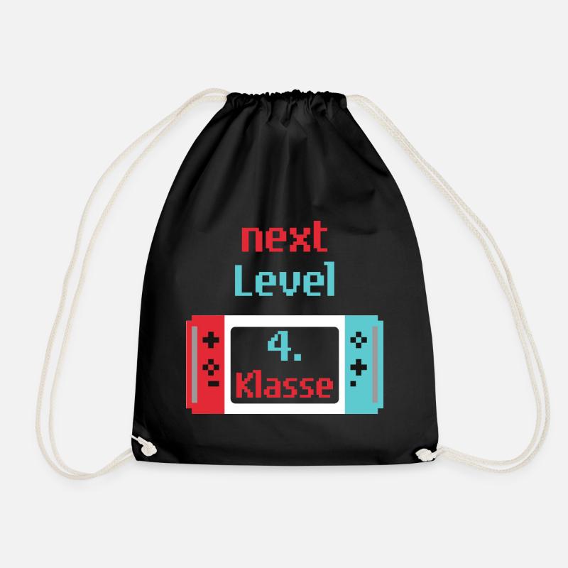 École primaire de 4e année - Sac de sport léger - noir