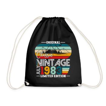 Original Juillet Millésime 1983 39ème Anniversaire Hommes - Sac de sport léger - noir - Devant