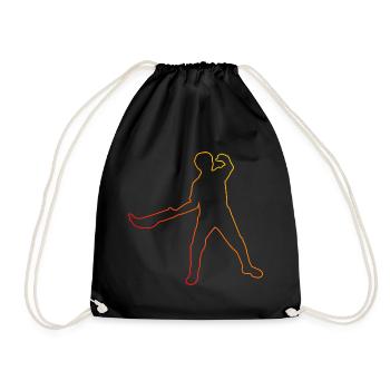Pelota Pelota vasca Women Basque Pelota Men - Drawstring Bag - black - Front