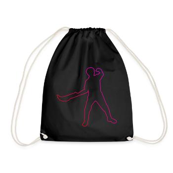 Pelote Basque Jai Alai Pelote Hommes Femmes - Sac de sport léger - noir - Devant