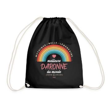Meilleure daronne du monde - Sac de sport léger - noir - Devant
