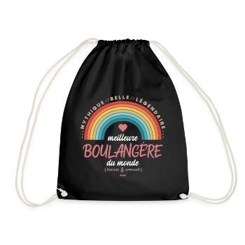 Meilleure boulangère du monde - Sac de sport léger - noir - Devant