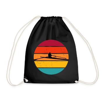 Aviron Rameurs Aviron Hommes Femmes - Sac de sport léger - noir - Devant