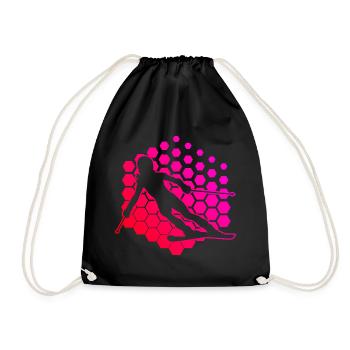 Ski Ski acrobatique Ski de sports d’hiver homme - Sac de sport léger - noir - Devant
