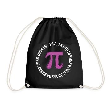 Pi Day - Happy Pi Day - Drawstring Bag - black - Front