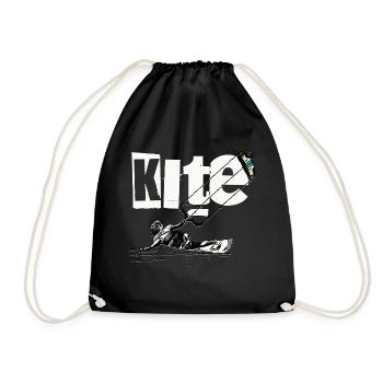 Cerf-volant - Sac de sport léger - noir - Devant