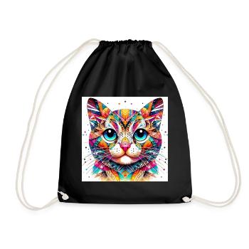 Chat - Sac de sport léger - noir - Devant