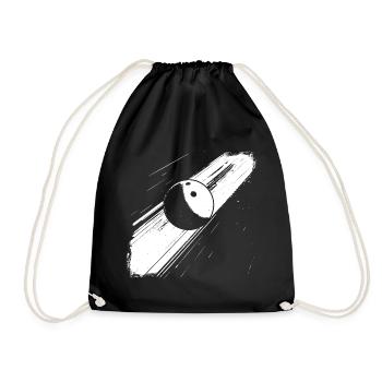 Bowling ball - Drawstring Bag - black - Front