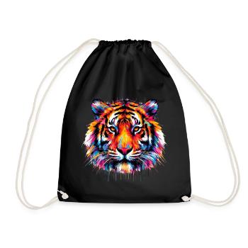 Tigre - Sac de sport léger - noir - Devant