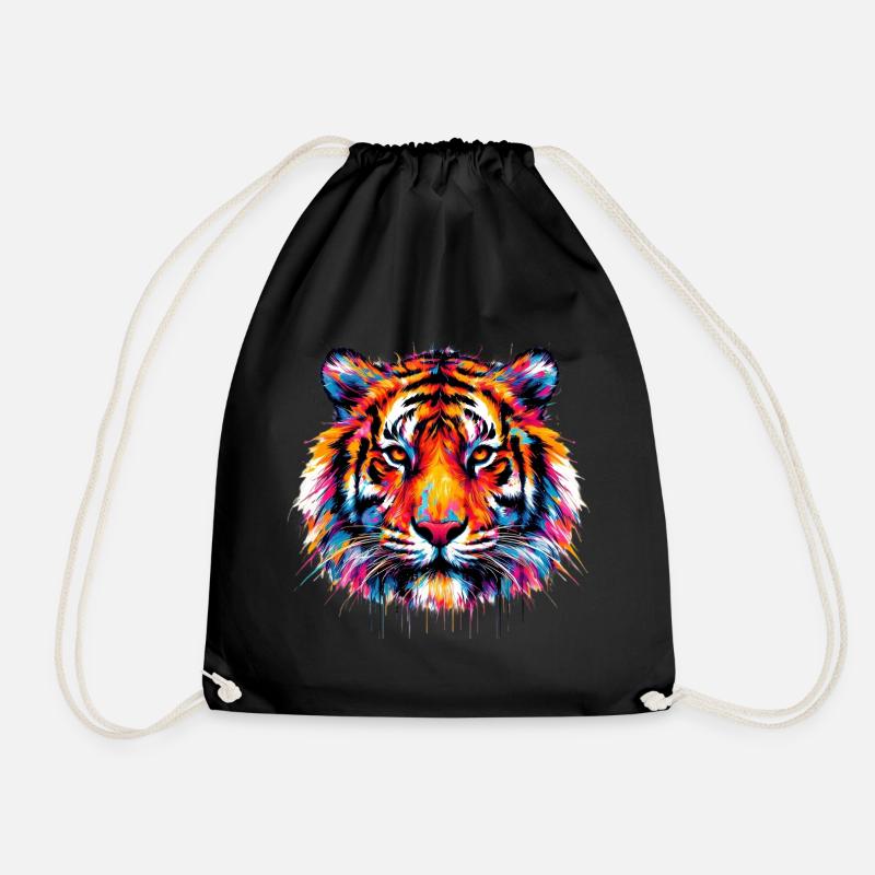 Tiger - Turnbeutel - Schwarz
