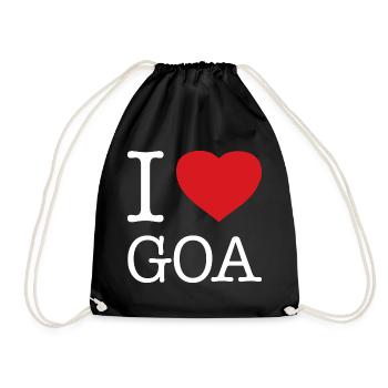 J’ADORE GOA - Sac de sport léger - noir - Devant