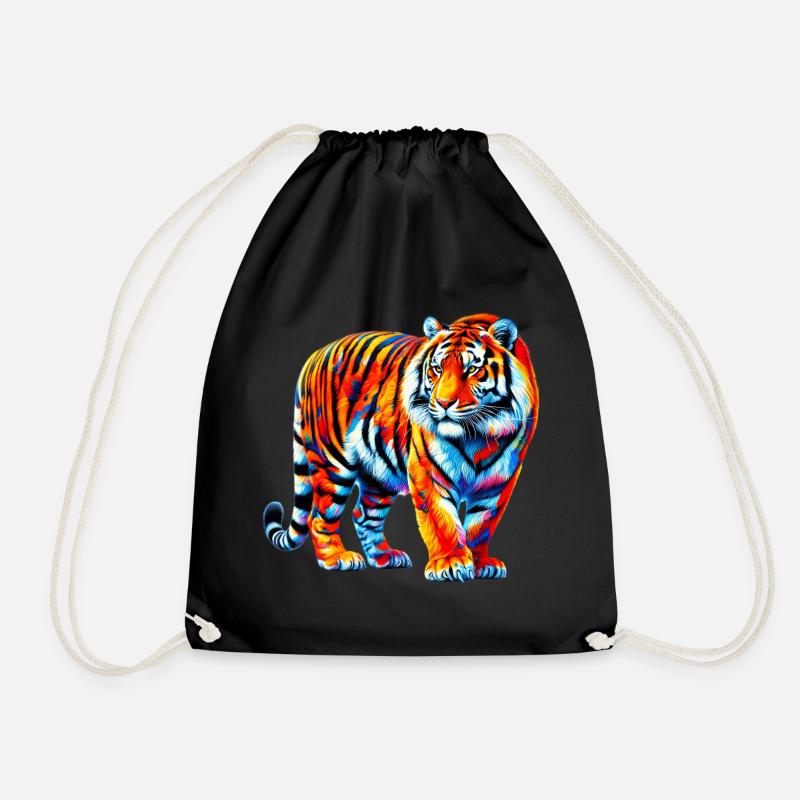 Tiger - Turnbeutel - Schwarz