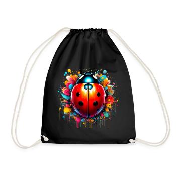 Ladybird - Drawstring Bag - black - Front