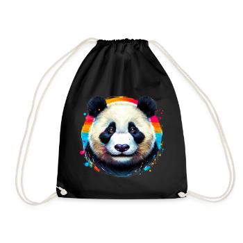 Panda - Sac de sport léger - noir - Devant