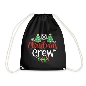 Équipage de Noël - Sac de sport léger - noir - Devant
