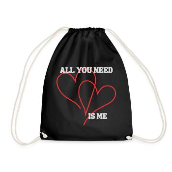 Tout ce dont tu as besoin - Sac de sport léger - noir - Devant