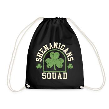 Escadron de Péripéties Trèfle Soirée de la Saint-Patrick - Sac de sport léger - noir - Devant