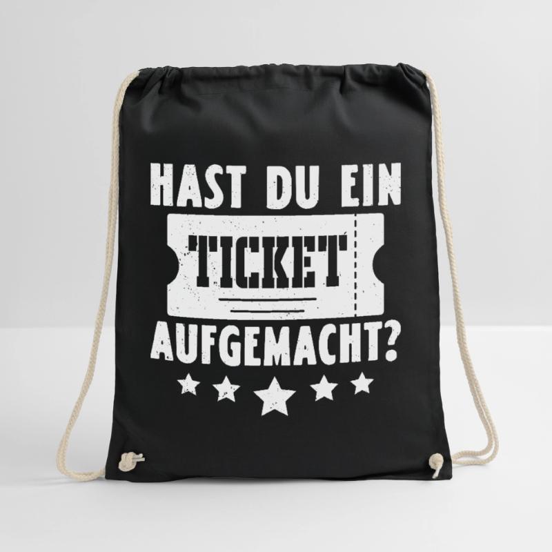 Science Coder HAST DU EIN TICKET AUFGEMACHT LUSTIG Turnbeutel