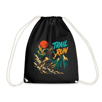 course sur sentier - Sac de sport léger - noir - Devant