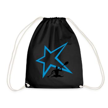 Canoe Stern - Drawstring Bag - black - Front