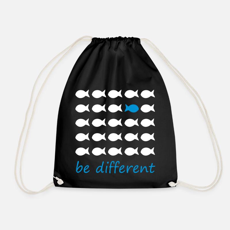 be different - Turnbeutel - Schwarz