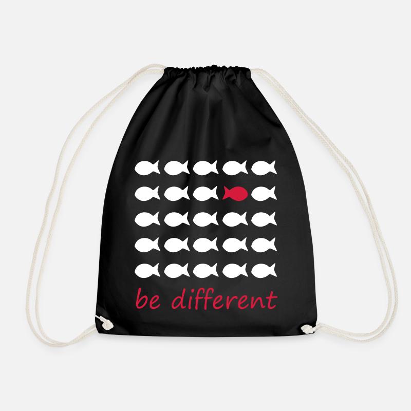 be different - Turnbeutel - Schwarz