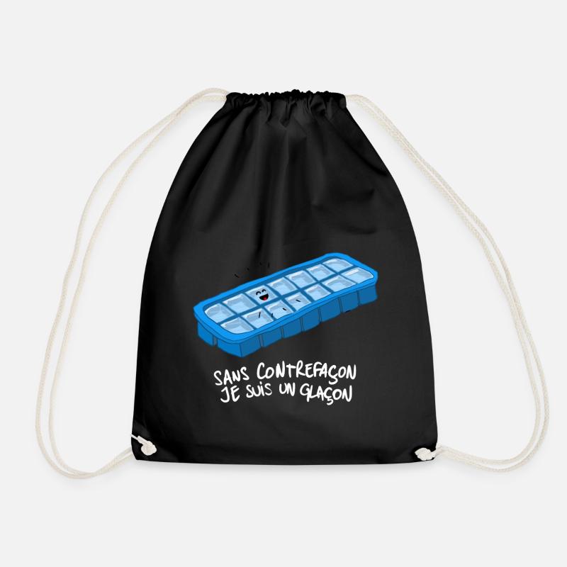 Sans contrefaçon je suis un glaçon - Sac de sport léger - noir