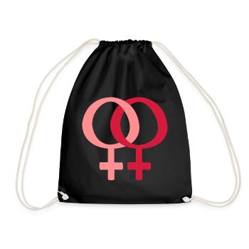 Femme & Femme - Sac de sport léger - noir - Devant