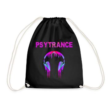 Psytrance Goa Trance - Sac de sport léger - noir - Devant