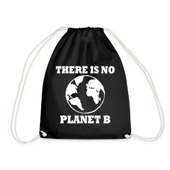 There is no planet B - Sac de sport léger - noir - Devant