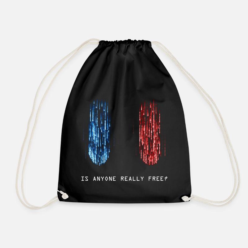 Matrix Pilule Rouge Et Pilule Bleue - Sac de sport léger - noir