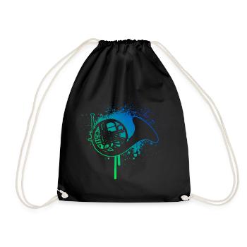 Corniste Cornistes Français Cornistes Hommes Femmes - Sac de sport léger - noir - Devant