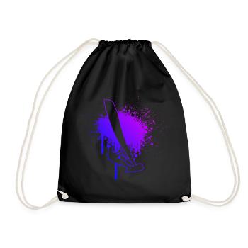 Surfing Windsurfer Windsurfing Surfer Men - Drawstring Bag - black - Front