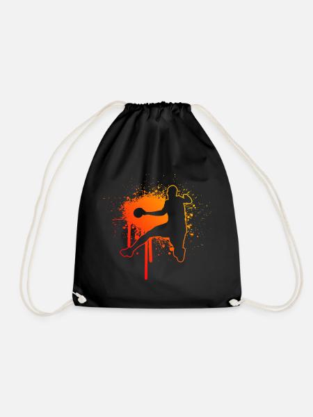 Joueuse de handball masculin Handball Handball Handball - Sac de sport léger - noir