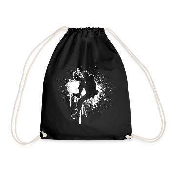 Bouldering Men's Climbing Climbing Bouldering - Drawstring Bag - black - Front