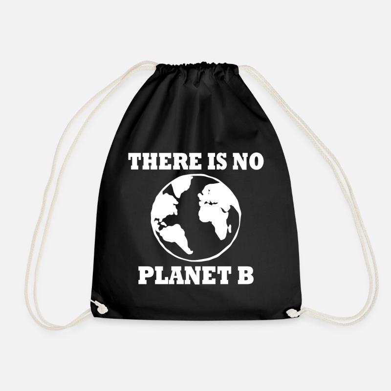 There is no planet b - Sac de sport léger - noir