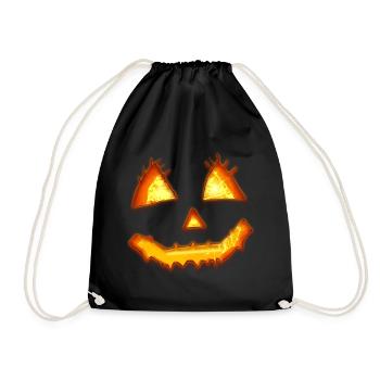 citrouille - Sac de sport léger - noir - Devant