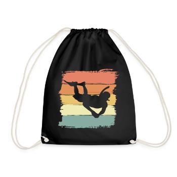 Snorkeling Retro - Drawstring Bag - black - Front