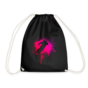 Ski Slopestyle Freestyle Freestyle Ski Hommes - Sac de sport léger - noir - Devant