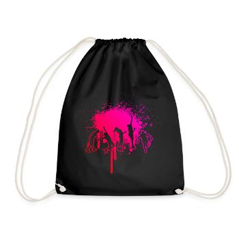 Tennis Hommes Tennis Jouer Joueurs de tennis Tennis s - Sac de sport léger - noir - Devant