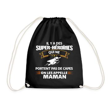 Super-Héroïnes Maman Faucon - Sac de sport léger - noir - Devant