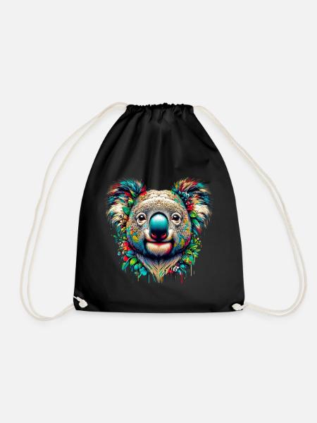 Koala - Turnbeutel - Schwarz