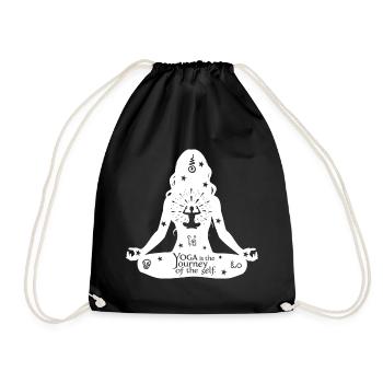 L’art du yoga #8 - Sac de sport léger - noir - Devant