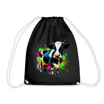 Vache - Sac de sport léger - noir - Devant